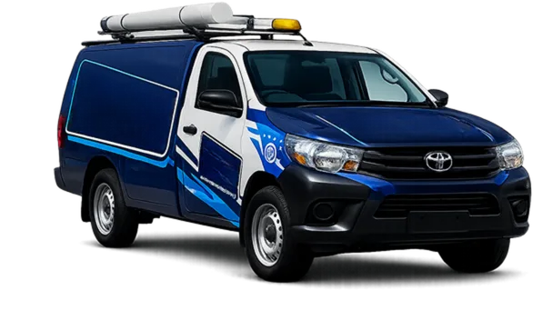 Service van parked on a North Sydney street