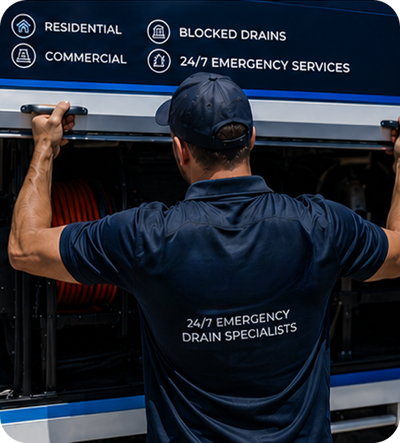 Licensed blocked drain plumber servicing a North Sydney home